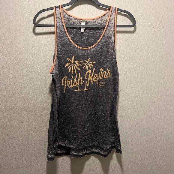 US Apparel Women's Tank Top Gray Irish Kevin's Size Medium - Picture 1 of 7